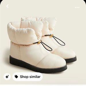 JCrew Elsa puffer boots